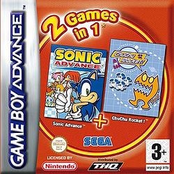 2 jeux en 1 Sonic advance et chuchu rocket - Game Boy Advance