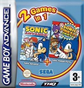 2 jeux en 1: Sonic Advance et Sonic Pinball Party en boîte - Game Boy Advance