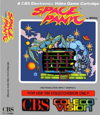 Space Panic Colecovision - Divers rétro