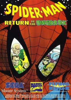 Spider-Man: Return of the Sinister Six en boîte - Master System
