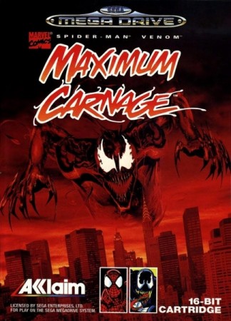 Spider man - Venom: maximum carnage en boîte - Megadrive