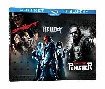 The Spirit + Hellboy + The Punisher, Zone De Guerre - BluRay