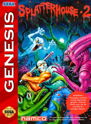 Splatterhouse 2 (import USA) en boîte - Megadrive