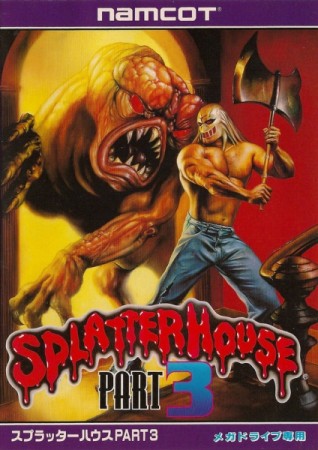 Splatterhouse Part 3 (import japonais) en boîte - Megadrive