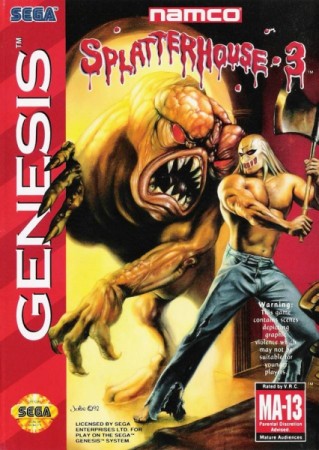 Splatterhouse 3 (import USA) en boîte - Megadrive