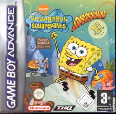 Bob L'Éponge : SuperSponge en boîte  - Game Boy Advance