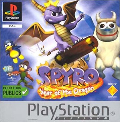Spyro: Year of the Dragon Platinum - Playstation One