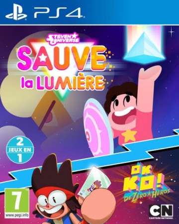 Steven Universe : Sauve la lumière et OK KO : de Zéro à Héros  - Playstation 4 