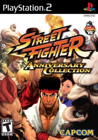 Street Fighter Anniversary Collection (import USA) - Playstation 2