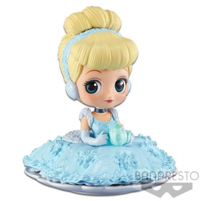 Q Posket Cinderella - Sugirly Disney Characters Milky Color - Figurine
