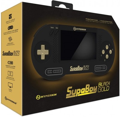 Console Supaboy Black Gold en boîte - Super Nintendo