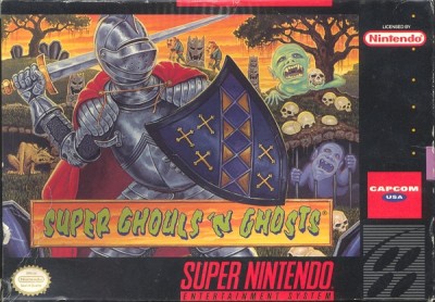Super Ghouls 'n Ghosts (import USA) en boîte - Super Nintendo