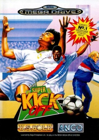 Super Kick Off en boîte - Megadrive