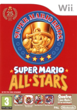 Super Mario All Stars sans cd bonus sous blister - Wii
