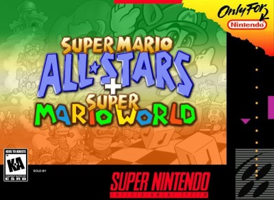 Super Mario All Stars et Super Mario World (Import USA) en boîte - Super Nintendo