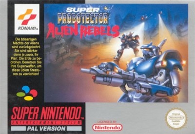Super Probotector: Alien Rebels en boite - Super Nintendo