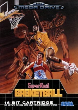 Super Real Basketball en boîte - Megadrive