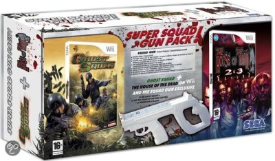 Super Squad Gun Pack (Ghost Squad & House Of The Dead 1&2 & Squad Gun)  - Wii