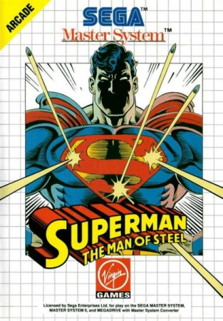 Superman: The Man of Steel en boîte - Master System
