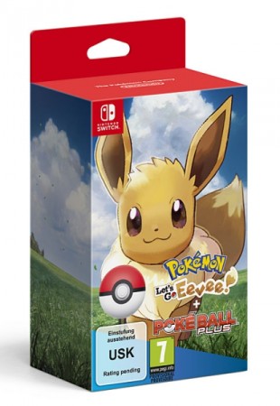 Pokémon: Let's Go, Evoli! et PokéBall Plus en boîte - Switch