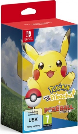 Pokémon: Let's Go, Pikachu! et PokéBall Plus en boîte  - Switch