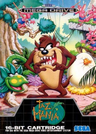 Taz-mania en boite - Megadrive