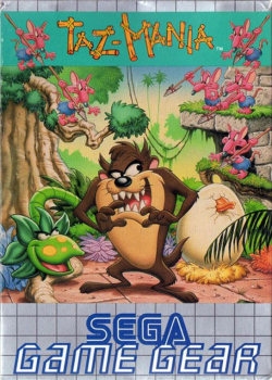 Taz-mania en boîte - Game Gear