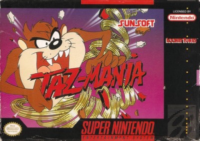 Taz-Mania (import USA) en boîte - Super Nintendo