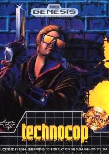 TechnoCop (import USA) en boîte - Megadrive