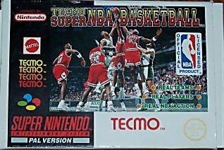 Tecmo Super NBA Basketball - Super Nintendo