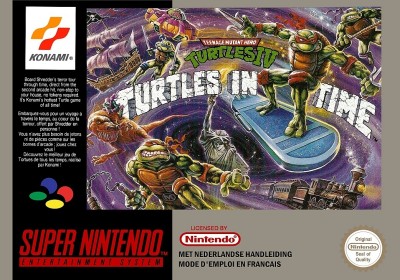 Teenage Mutant Ninja Turtles IV: Turtles in Time en boîte - Super Nintendo