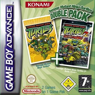Teenage Mutant Ninja Turtles Double Pack en boîte - Game Boy Advance