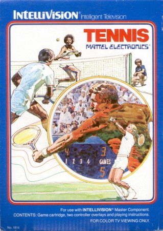 Tennis en boîte - Mattel Intellivision