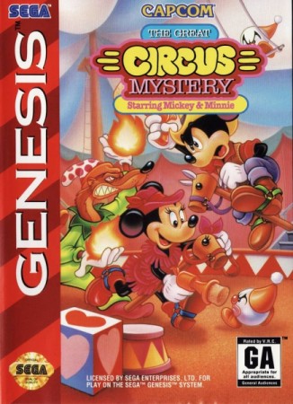 The Great Circus Mystery starring Mickey & Minnie (import USA) - Megadrive