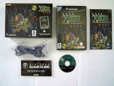 The Legend of Zelda : Four Swords Adventures + Câble GBA (Sous Blister) - GameCube