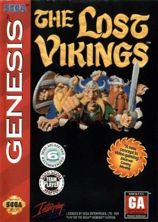 The Lost Vikings (import USA) - Megadrive
