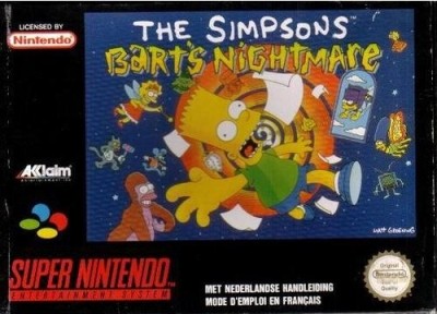 The Simpsons : Bart's Nightmare en boîte - Super Nintendo