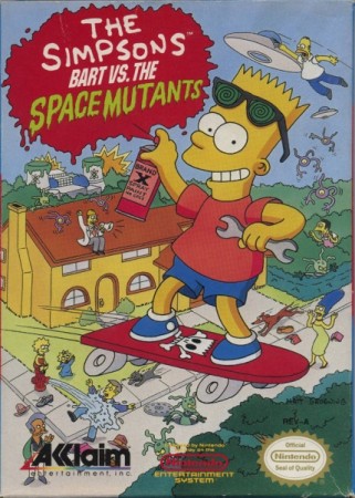 The Simpsons : Bart Vs The Space Mutants - NES