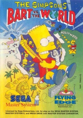 The Simpsons : Bart VS The World (En Boîte) - Master System