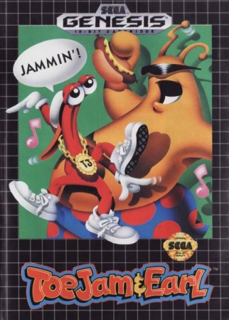 ToeJam & Earl (import USA) en boîte - Megadrive