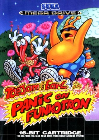 ToeJam & Earl in Panic on Funkotron en boîte - Megadrive