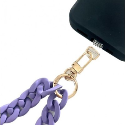  Tour de cou fashion avec attache 1.20m marbre violet Jaum  - Multimedia