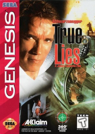 True Lies (import USA) en boîte - Megadrive