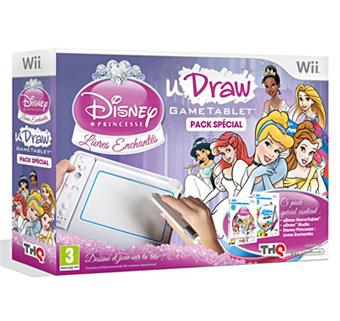 uDraw Disney Princesse : Livres Enchantés avec Tablette en boîte  - Wii