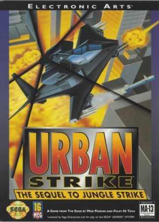 Urban Strike (import USA) en boîte - Megadrive