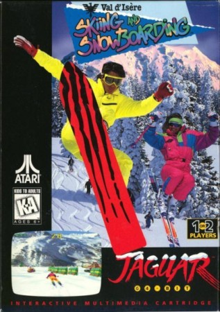 Val D'Isere Skiing and Snowboarding en boîte - Atari Jaguar