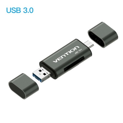 Lecteur de cartes SD Tout en 1 Usb 3.0 - Vention - Multimedia
