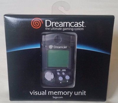 Visual Memory (carte mémoire) Noire en boîte  - Dreamcast