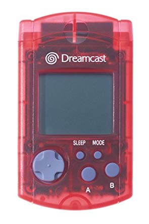 Visual Memory (carte mémoire) Rouge - Dreamcast
