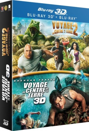 Voyage au centre de la Terre 1 & 2 3D - BluRay
